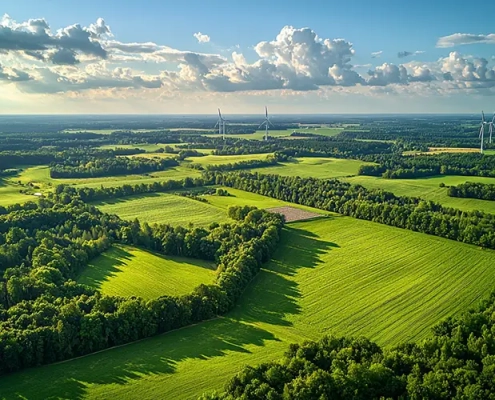 ackerland grünland forstfläche Windkraftanlage und einer Photovoltaik-Freiflächenanlage v2